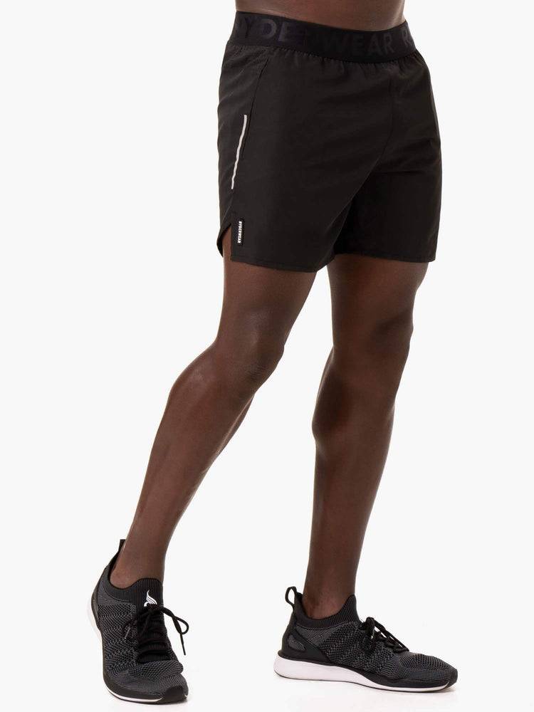 Men's Ryderwear Men Shorts Strength Performance Shorts Black | NZ1416GL