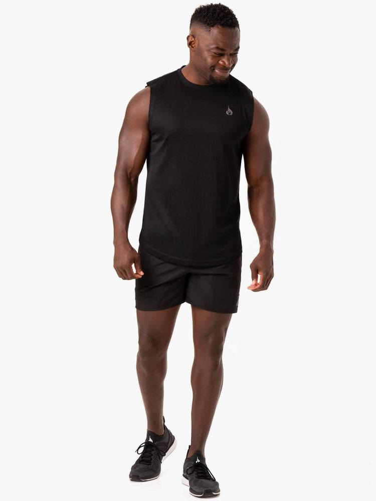 Men's Ryderwear Men Shorts Strength Performance Shorts Black | NZ1416GL