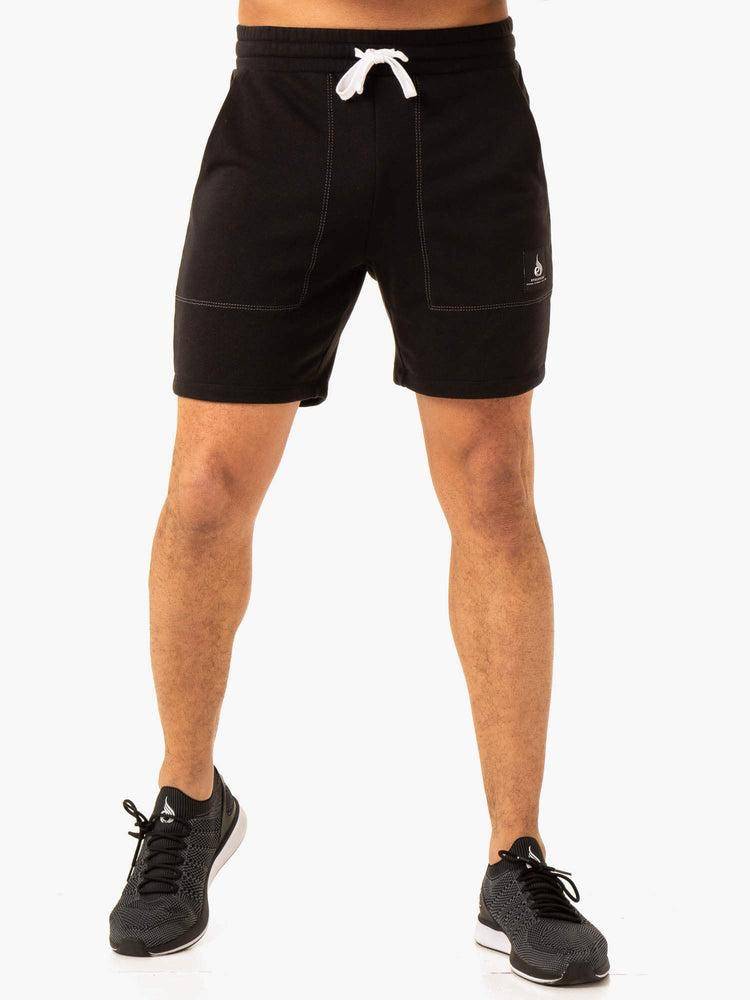 Men\'s Ryderwear Men Shorts Vital Track Shorts Faded Black | NZ1418JJ