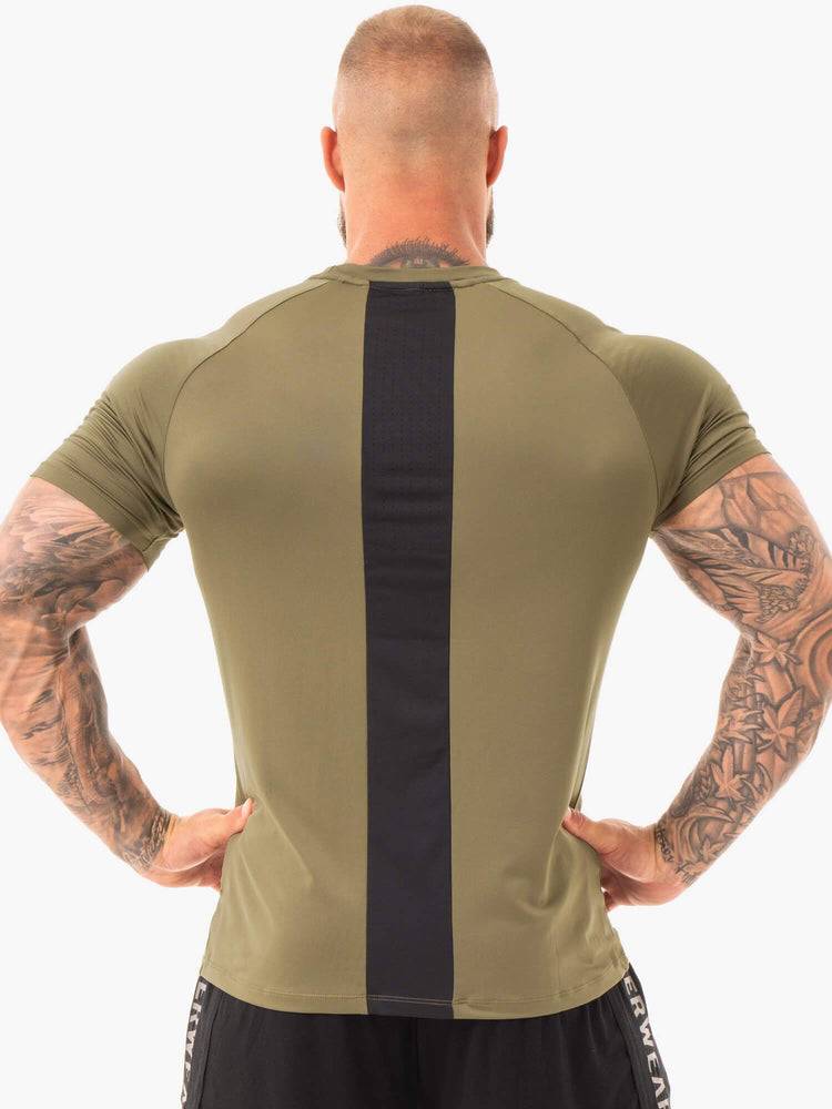 Men's Ryderwear Men T Shirts Breeze T Shirts Khaki | NZ1203PQ