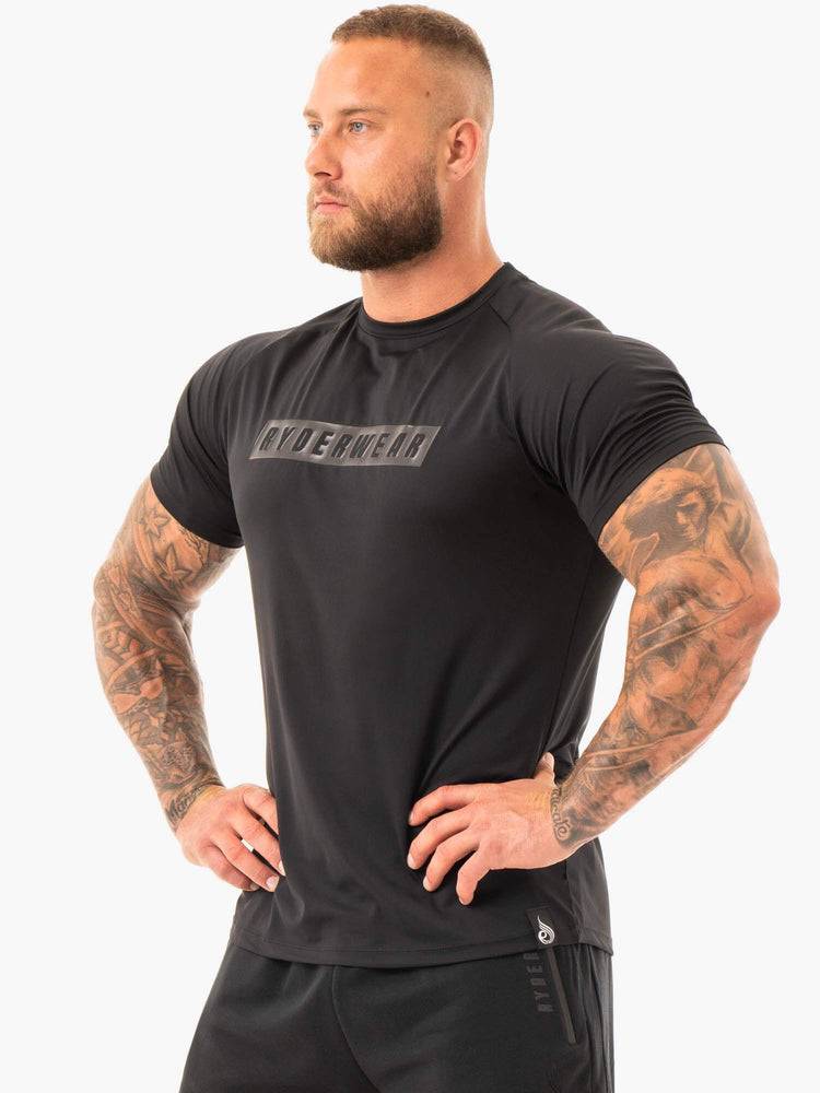 Men's Ryderwear Men T Shirts Combat T Shirts Black | NZ1211KI