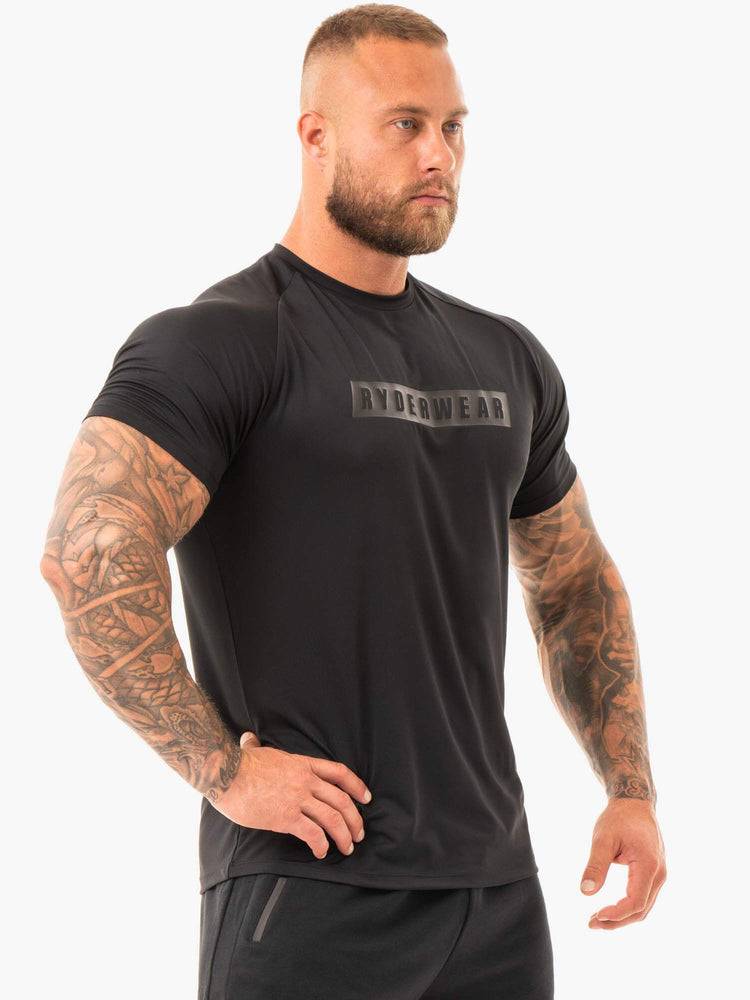 Men's Ryderwear Men T Shirts Combat T Shirts Black | NZ1211KI