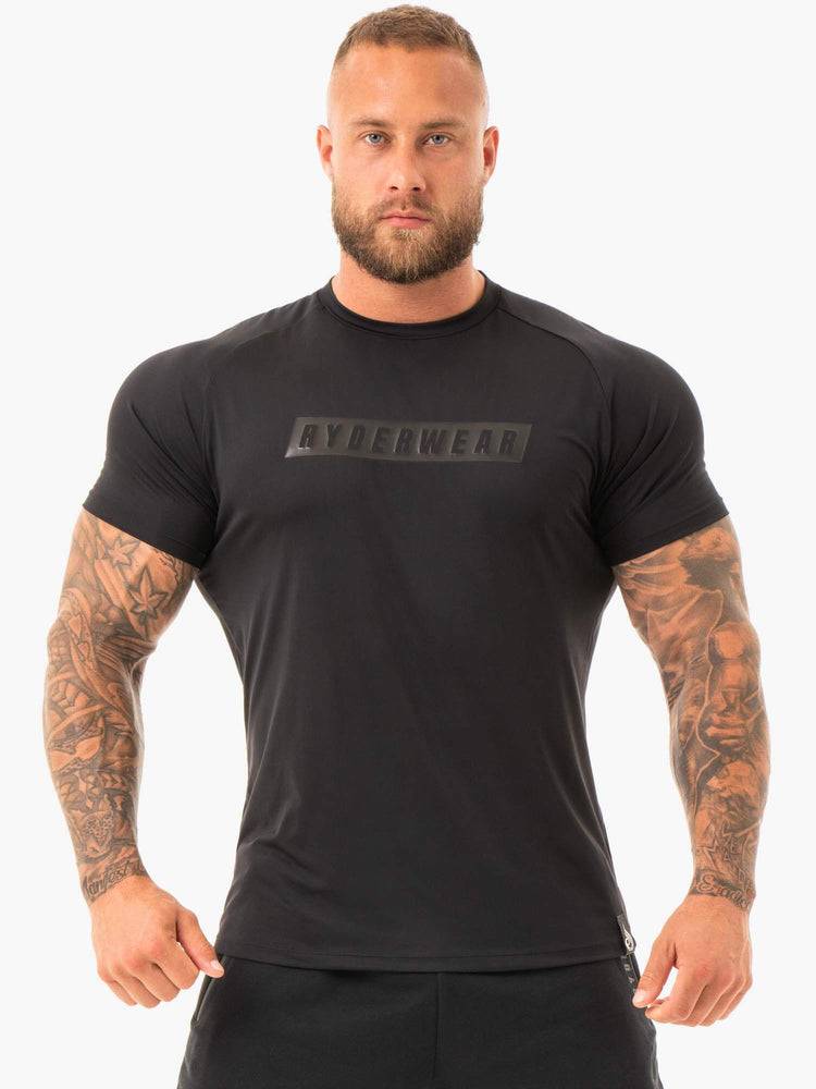 Men\'s Ryderwear Men T Shirts Combat T Shirts Black | NZ1211KI