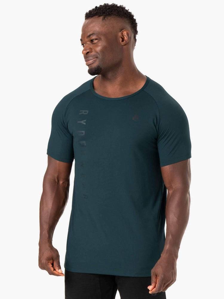 Men's Ryderwear Men T Shirts Endurance T Shirts Forest Green | NZ1216VD