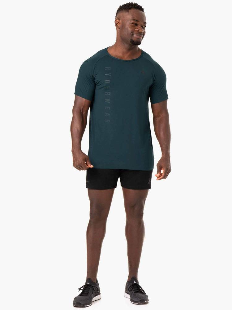 Men's Ryderwear Men T Shirts Endurance T Shirts Forest Green | NZ1216VD