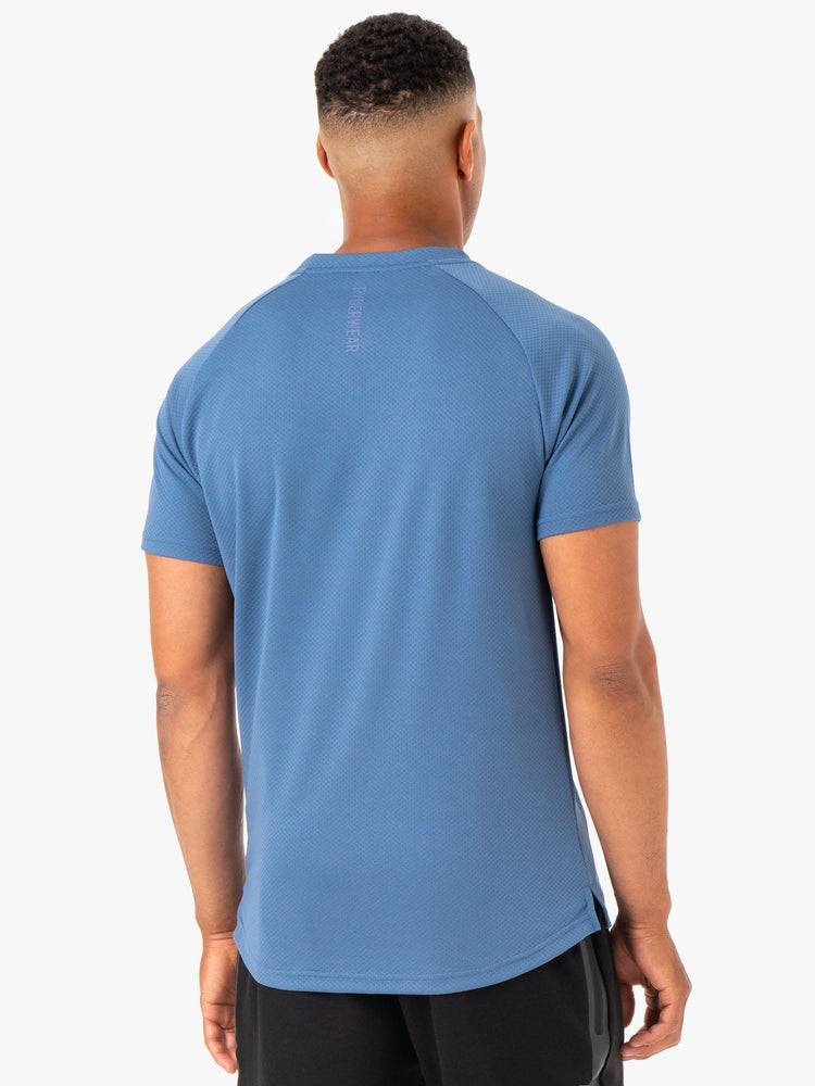 Men's Ryderwear Men T Shirts Enhance T Shirts Blue | NZ1218NB