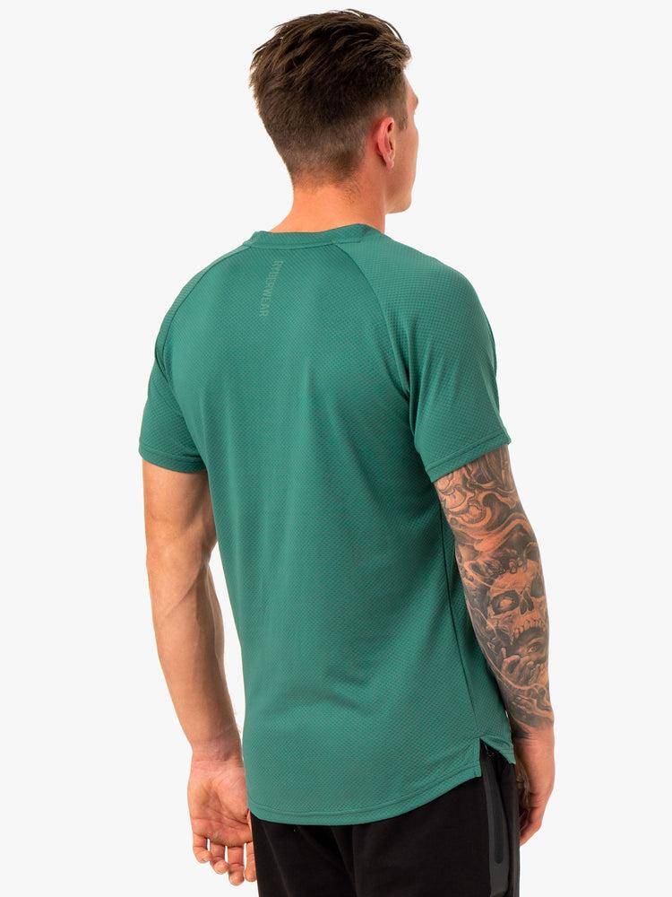 Men's Ryderwear Men T Shirts Enhance T Shirts Green | NZ1219MA