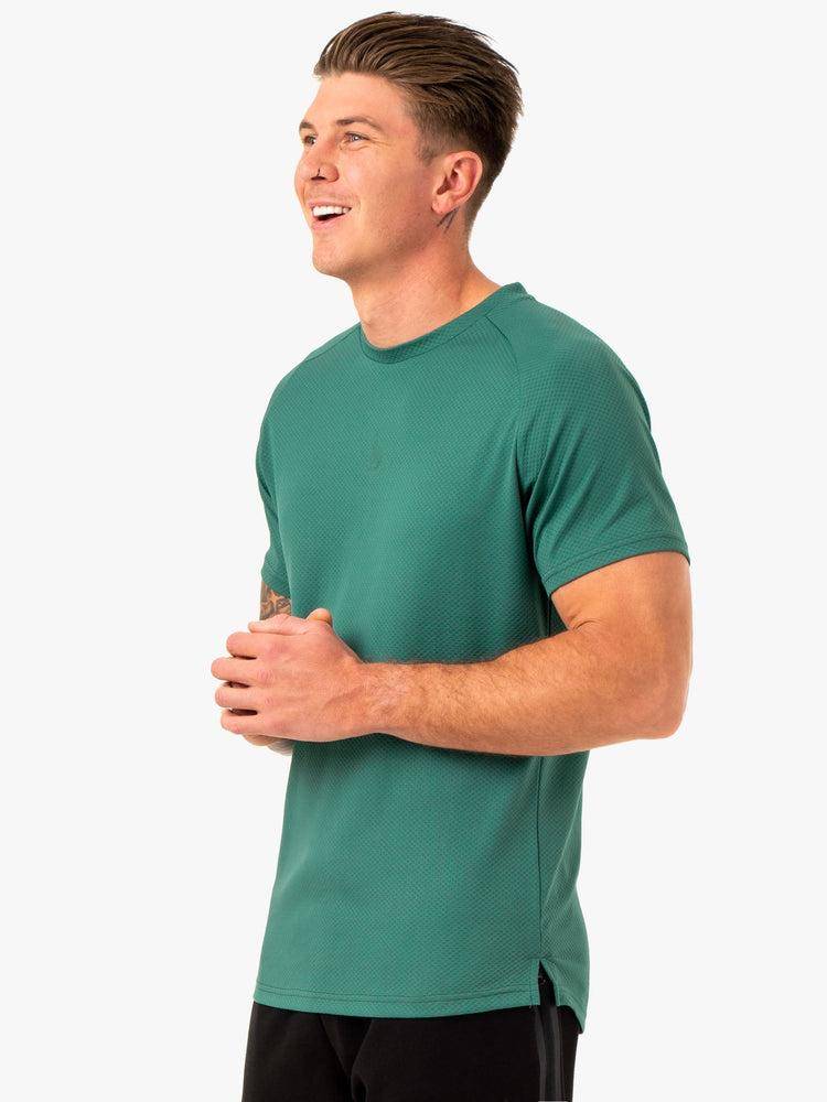 Men's Ryderwear Men T Shirts Enhance T Shirts Green | NZ1219MA