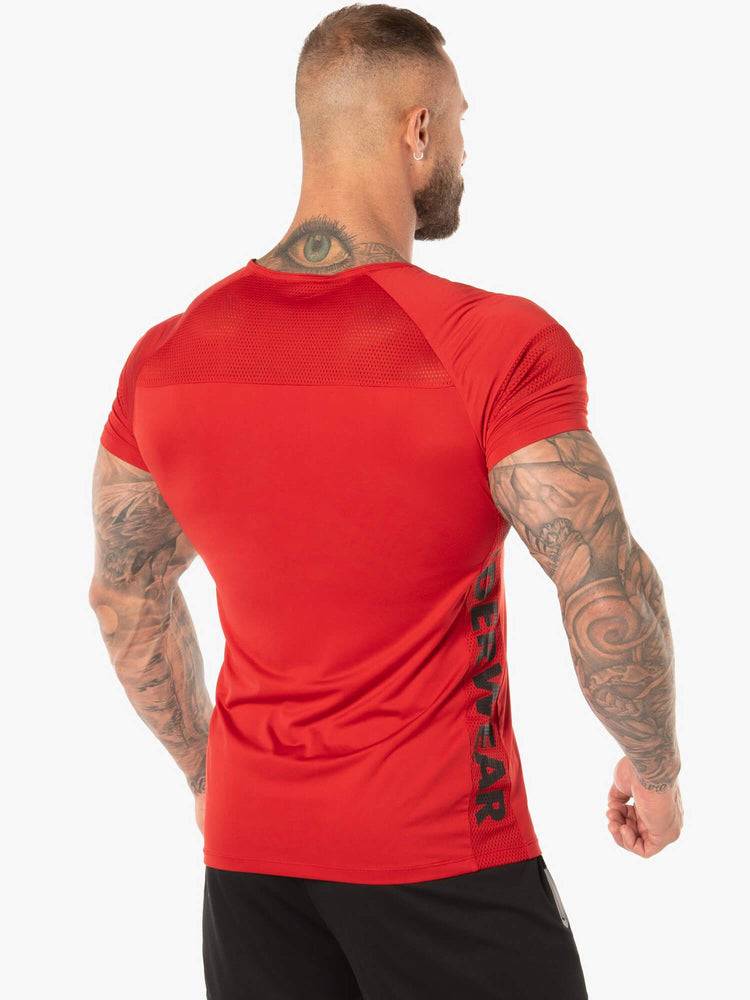 Men's Ryderwear Men T Shirts Evo T Shirts Red | NZ1224TV