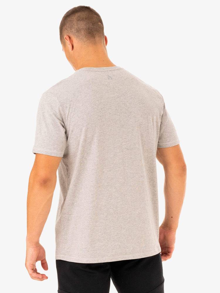 Men's Ryderwear Men T Shirts Limitless T Shirts Grey Marl | NZ1259FM