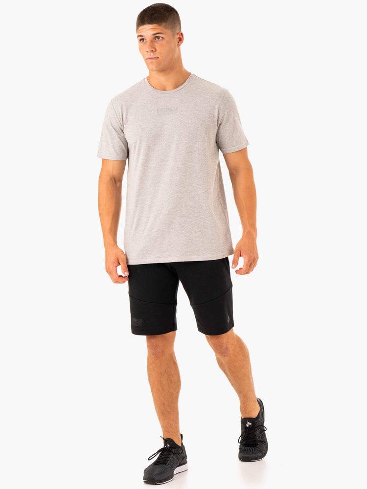 Men's Ryderwear Men T Shirts Limitless T Shirts Grey Marl | NZ1259FM