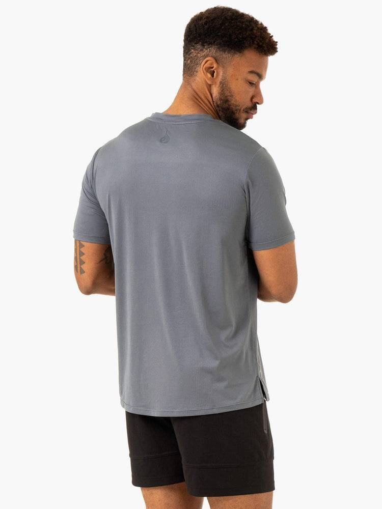 Men's Ryderwear Men T Shirts Overdrive T Shirts Steel Blue | NZ1271MA