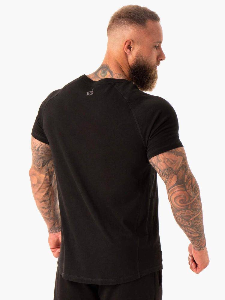 Men's Ryderwear Men T Shirts RWXKG T Shirts Black | NZ1292XF