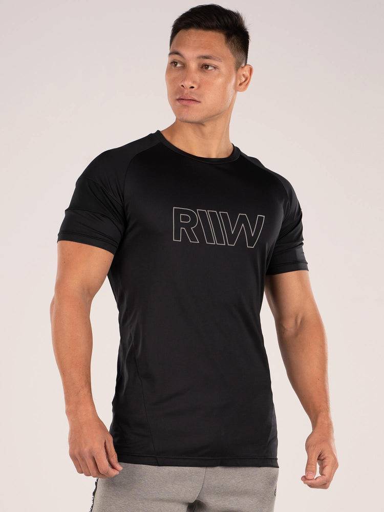 Men's Ryderwear Men T Shirts Shield T Shirts Black | NZ1293CE