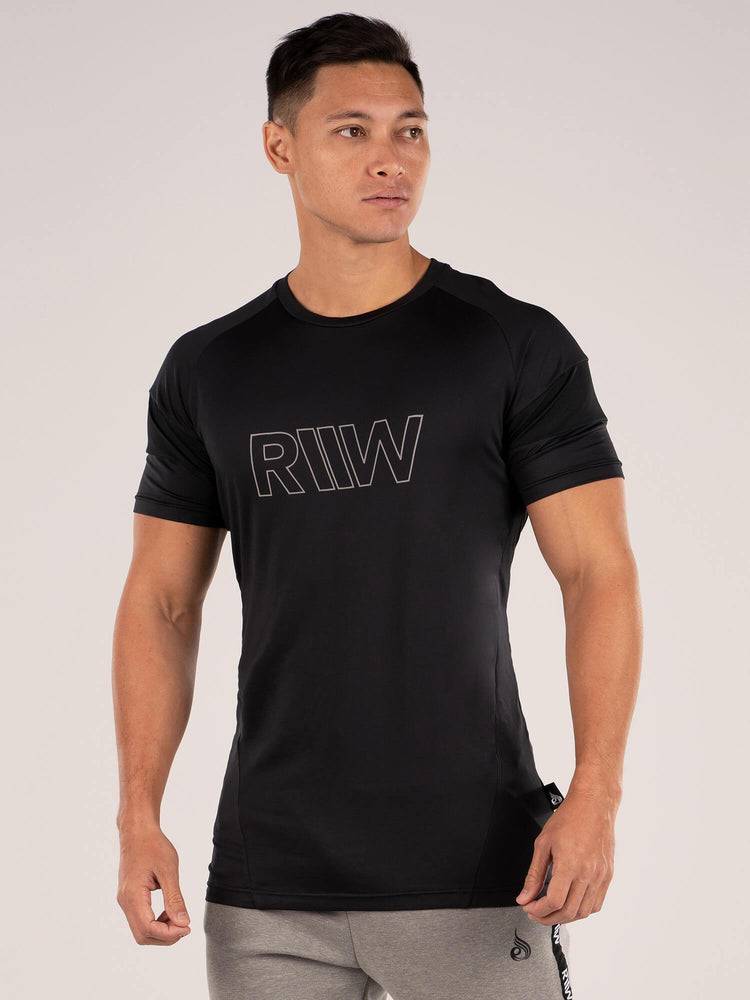 Men's Ryderwear Men T Shirts Shield T Shirts Black | NZ1293CE