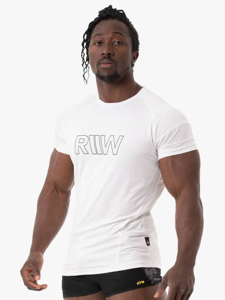 Men's Ryderwear Men T Shirts Shield T Shirts White | NZ1294VD