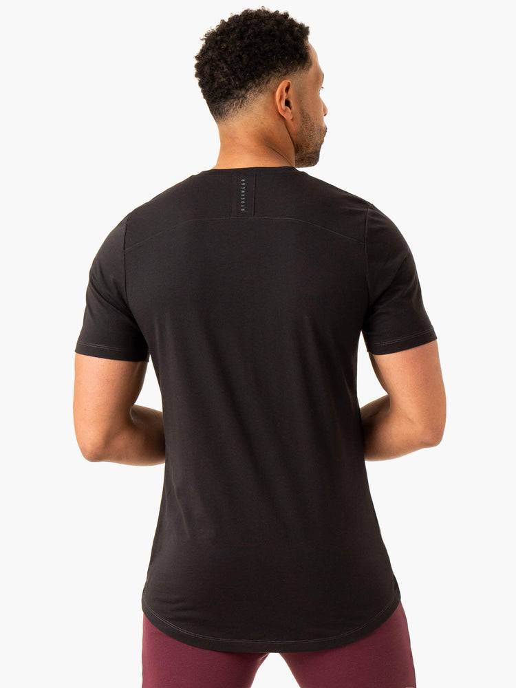 Men's Ryderwear Men T Shirts Vital T Shirts Faded Black | NZ1302TV