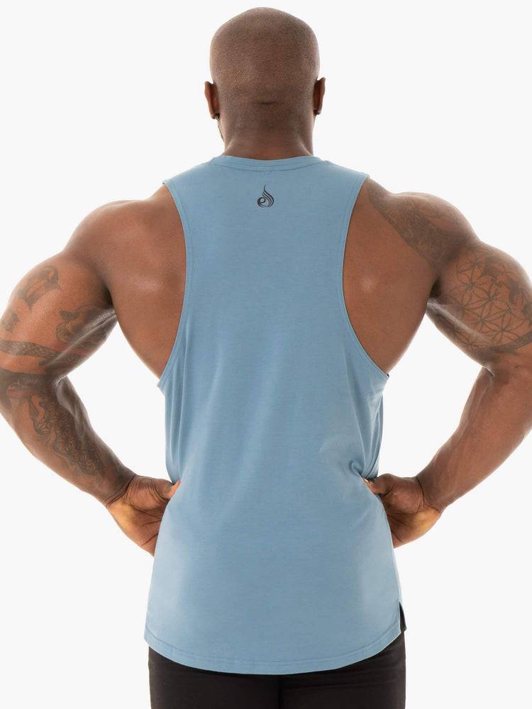 Men's Ryderwear Men Tanks Base Baller Tank Tanks Blue | NZ1066EX