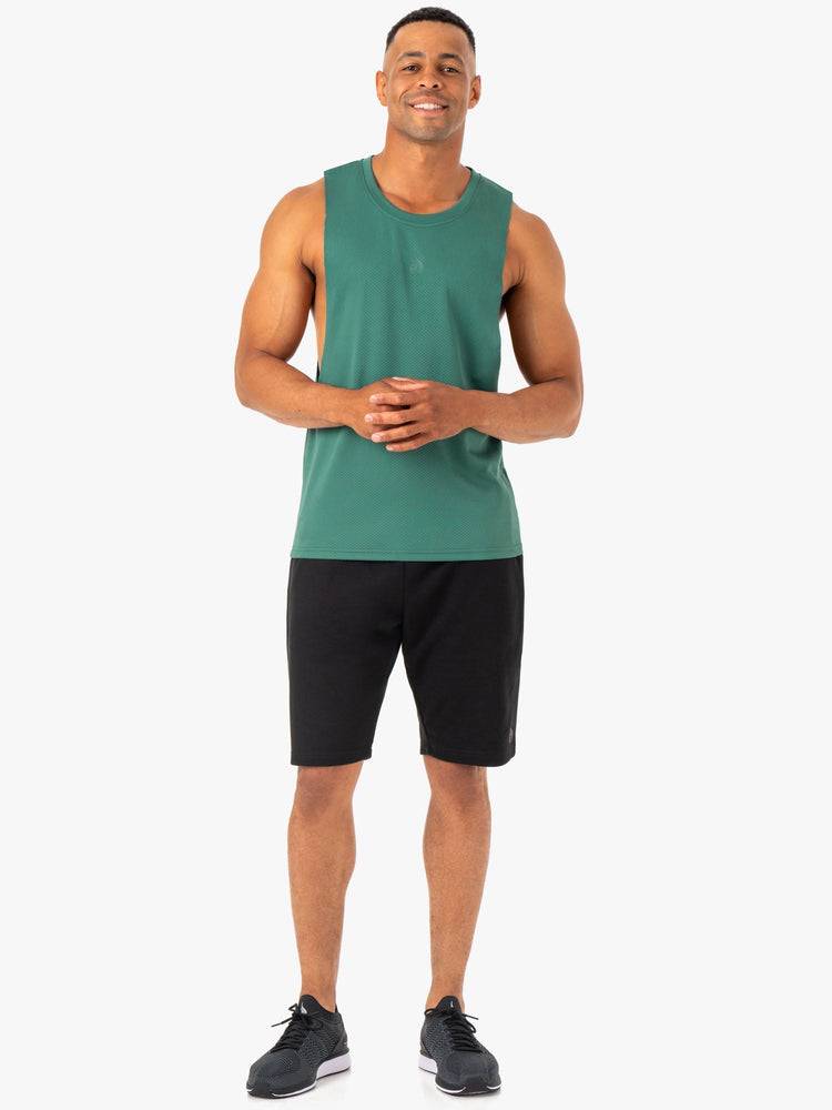 Men's Ryderwear Men Tanks Enhance Baller Tank Tanks Green | NZ1086VD