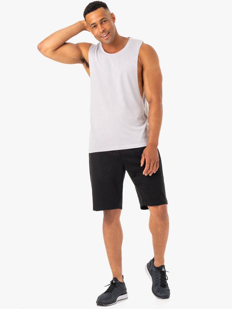 Men's Ryderwear Men Tanks Enhance Baller Tank Tanks Snow Grey | NZ1088NB