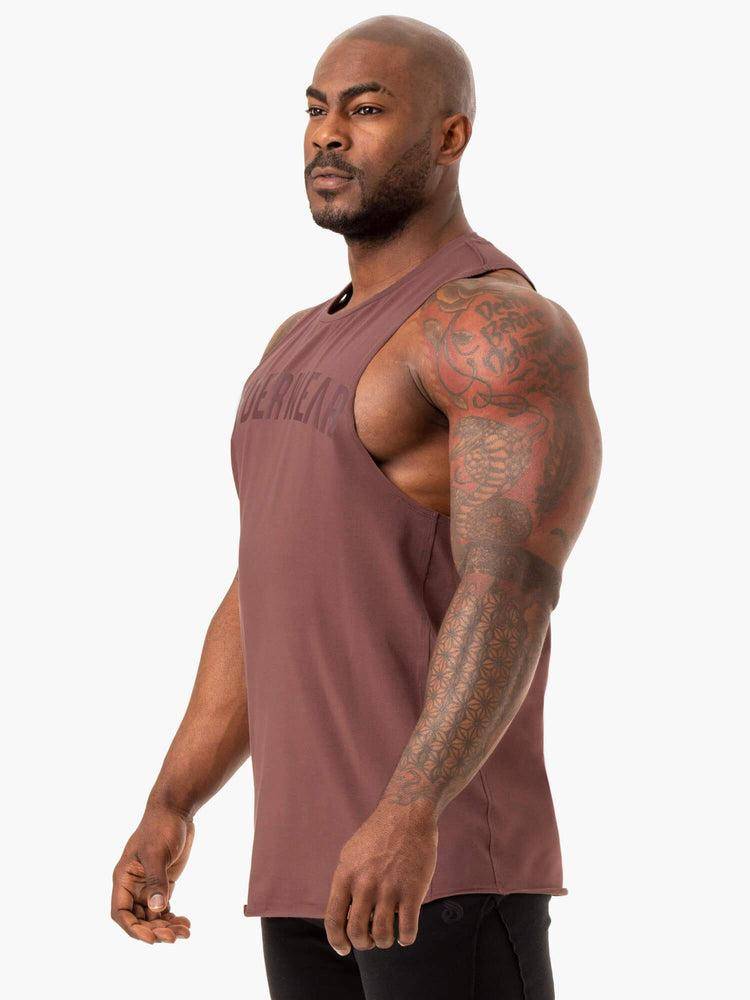 Men's Ryderwear Men Tanks Force Baller Tank Tanks Brick | NZ1107KI