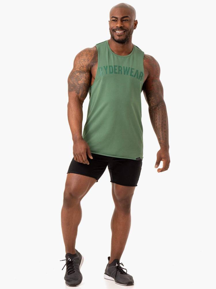 Men's Ryderwear Men Tanks Force Baller Tank Tanks Green | NZ1108LH