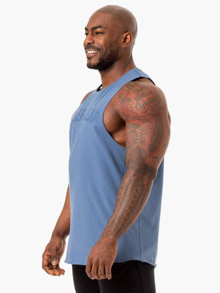 Men's Ryderwear Men Tanks Force Baller Tank Tanks Blue | NZ1109ZG