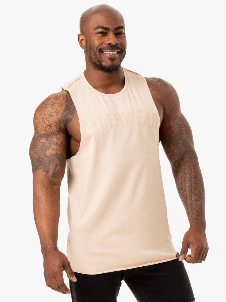 Men's Ryderwear Men Tanks Force Baller Tank Tanks Sand | NZ1110XF