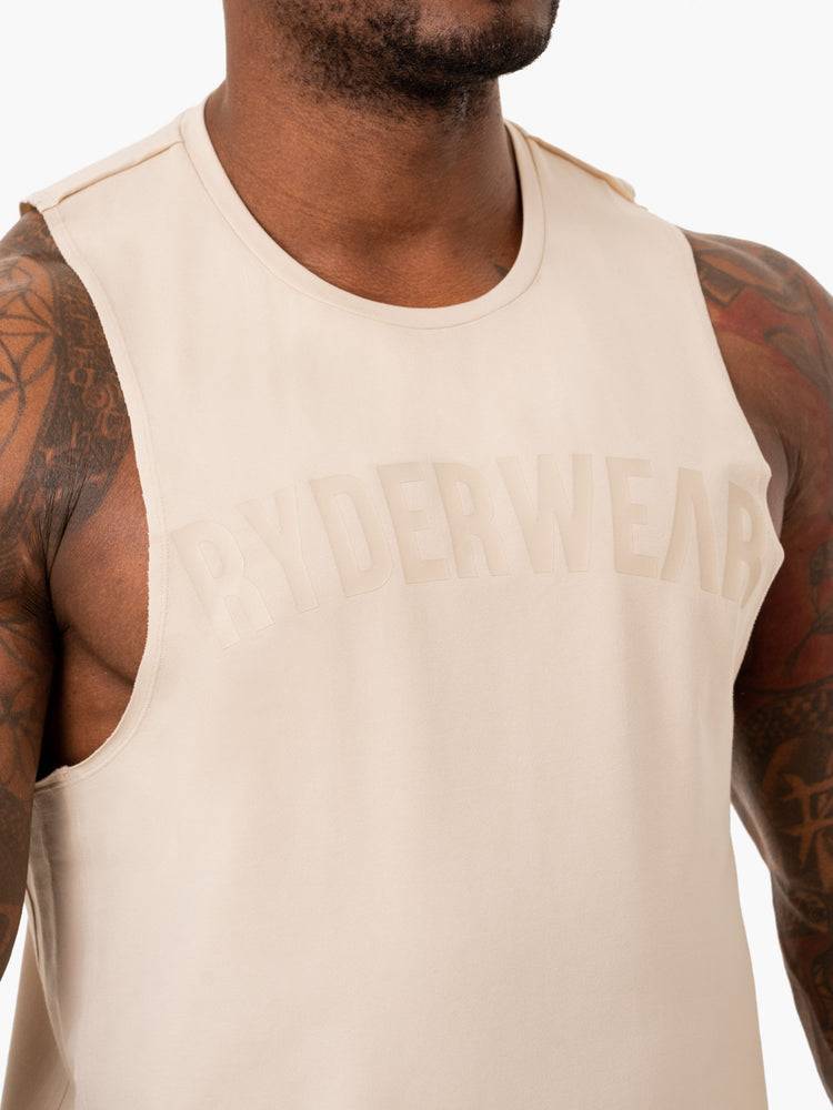 Men's Ryderwear Men Tanks Force Baller Tank Tanks Sand | NZ1110XF