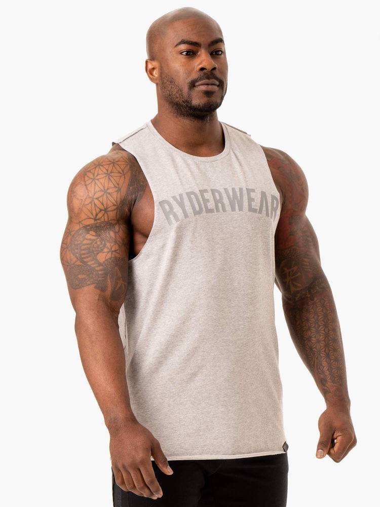 Men's Ryderwear Men Tanks Force Baller Tank Tanks Grey Marl | NZ1111CE