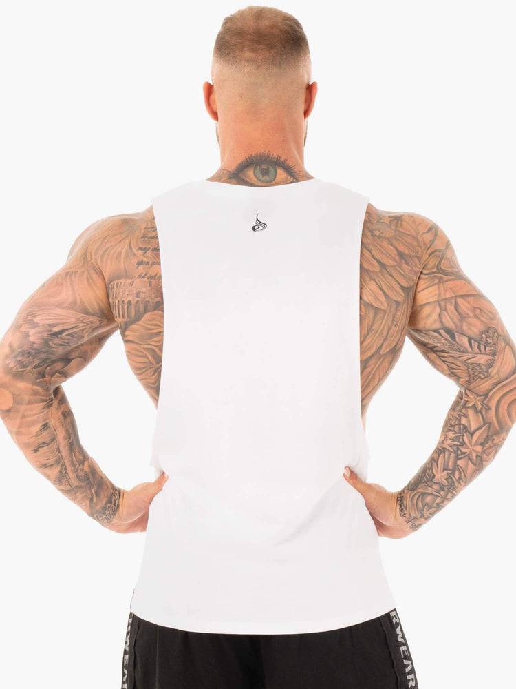 Men's Ryderwear Men Tanks Iron Baller Tank Tanks White | NZ1133KI