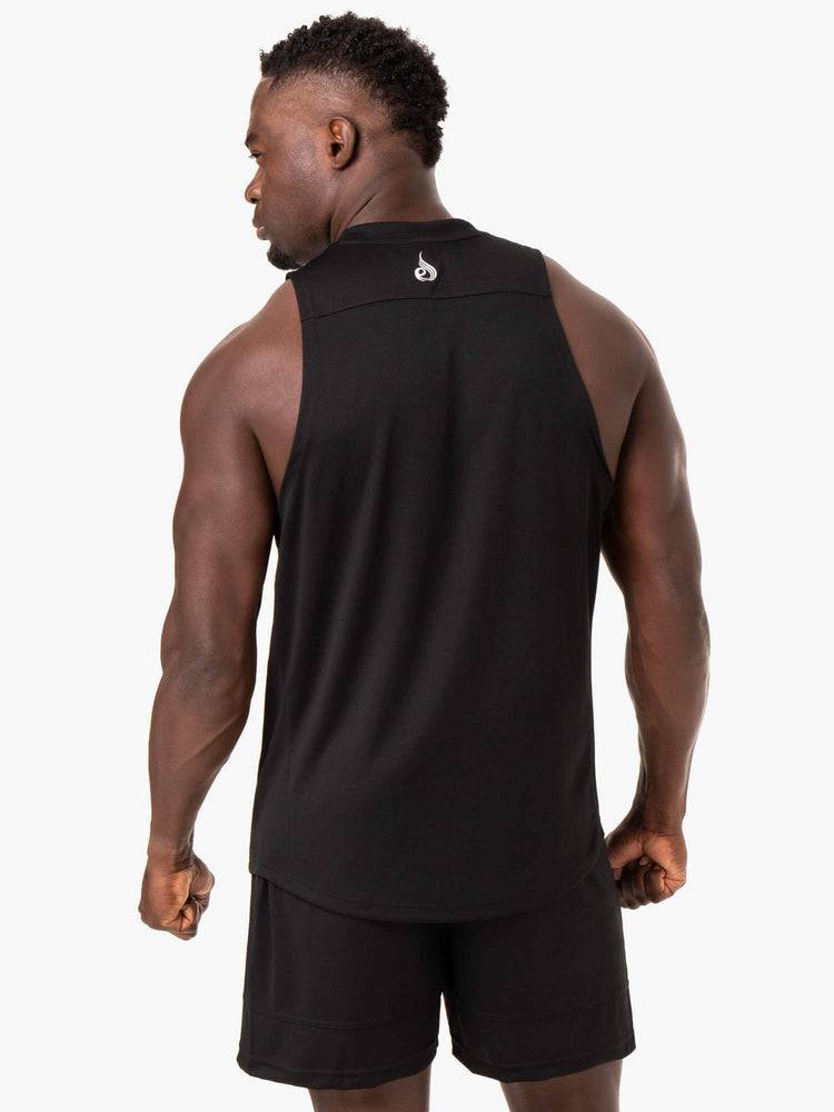 Men's Ryderwear Men Tanks Lift Mesh Baller Tank Tanks Black | NZ1140NB