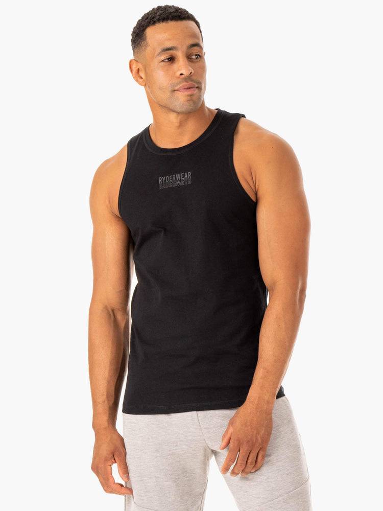 Men\'s Ryderwear Men Tanks Limitless Baller Tank Tanks Black | NZ1146TV