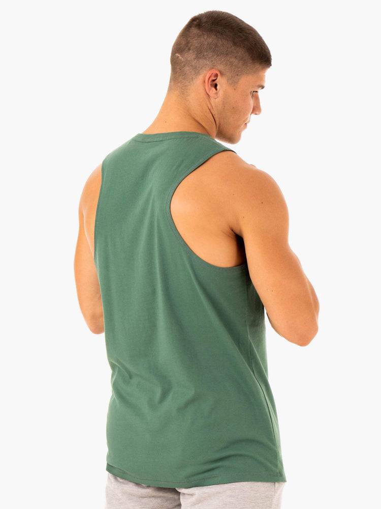 Men's Ryderwear Men Tanks Limitless Baller Tank Tanks Forest Green | NZ1147YU