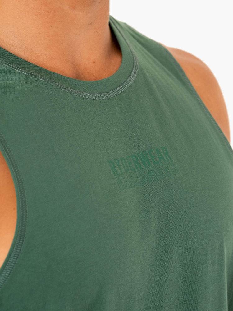 Men's Ryderwear Men Tanks Limitless Baller Tank Tanks Forest Green | NZ1147YU