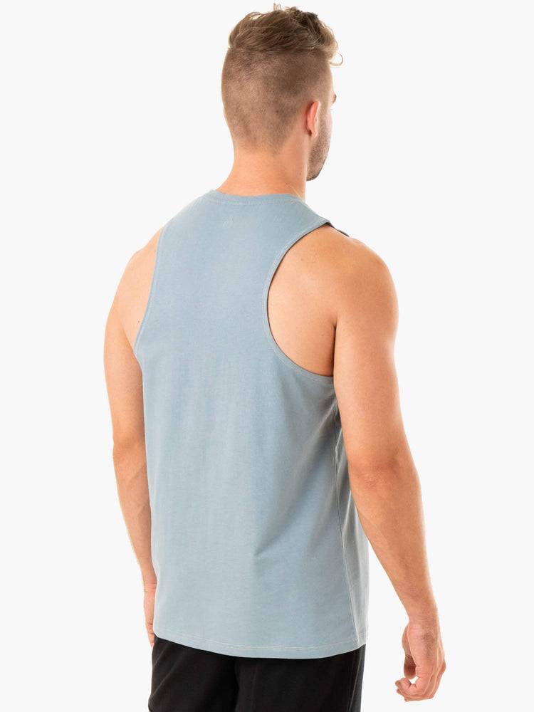 Men's Ryderwear Men Tanks Limitless Baller Tank Tanks Ice Blue | NZ1148UT