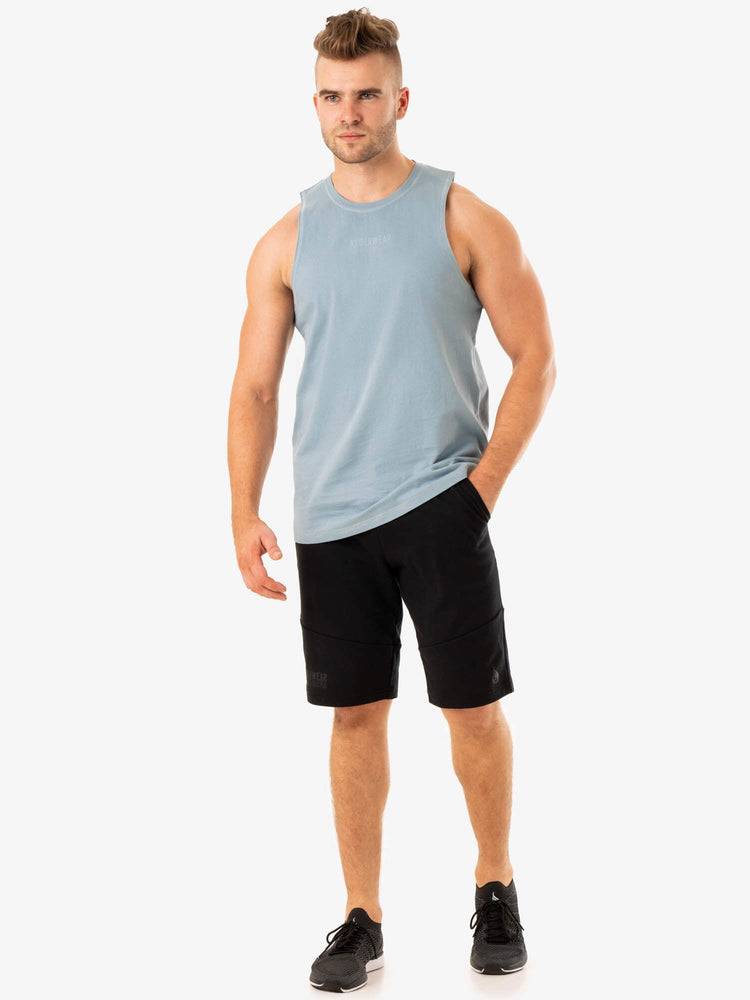 Men's Ryderwear Men Tanks Limitless Baller Tank Tanks Ice Blue | NZ1148UT