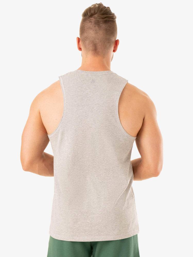 Men's Ryderwear Men Tanks Limitless Baller Tank Tanks Grey Marl | NZ1149IS