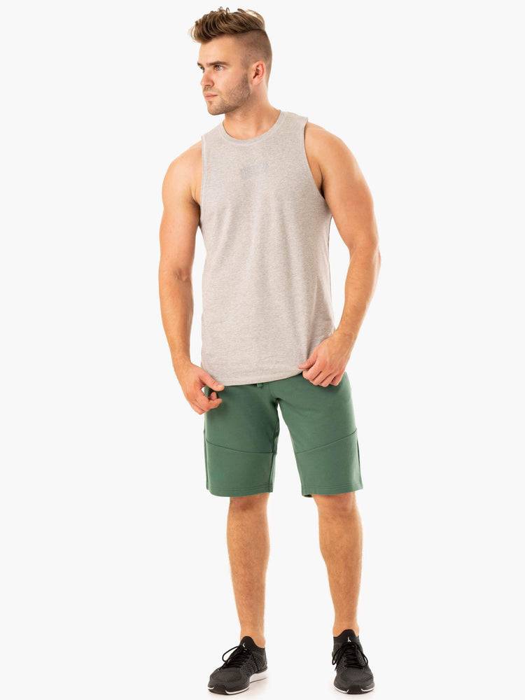 Men's Ryderwear Men Tanks Limitless Baller Tank Tanks Grey Marl | NZ1149IS