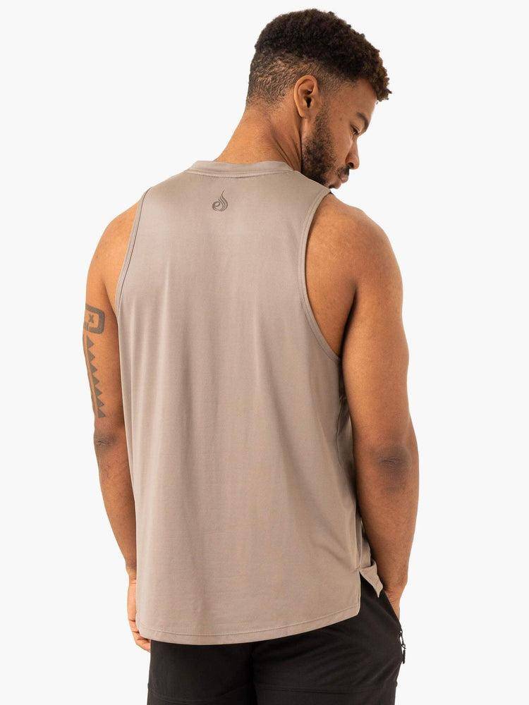 Men's Ryderwear Men Tanks Overdrive Tank Tanks Mushroom | NZ1157HK