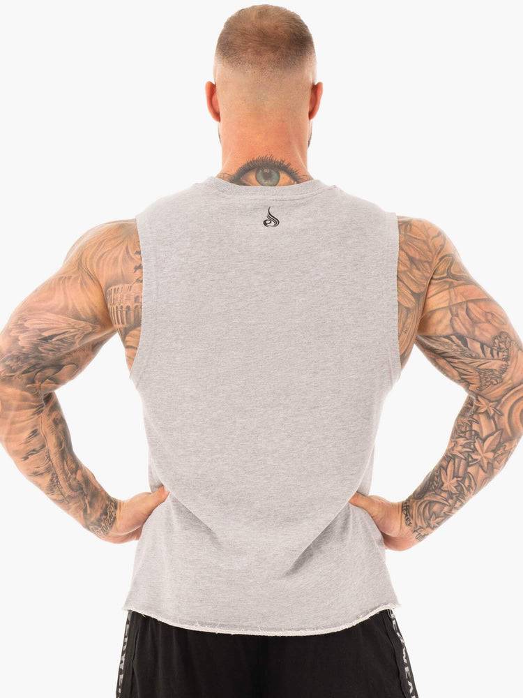 Men's Ryderwear Men Tanks Performance Baller Tank Tanks Grey Marl | NZ1161ZG