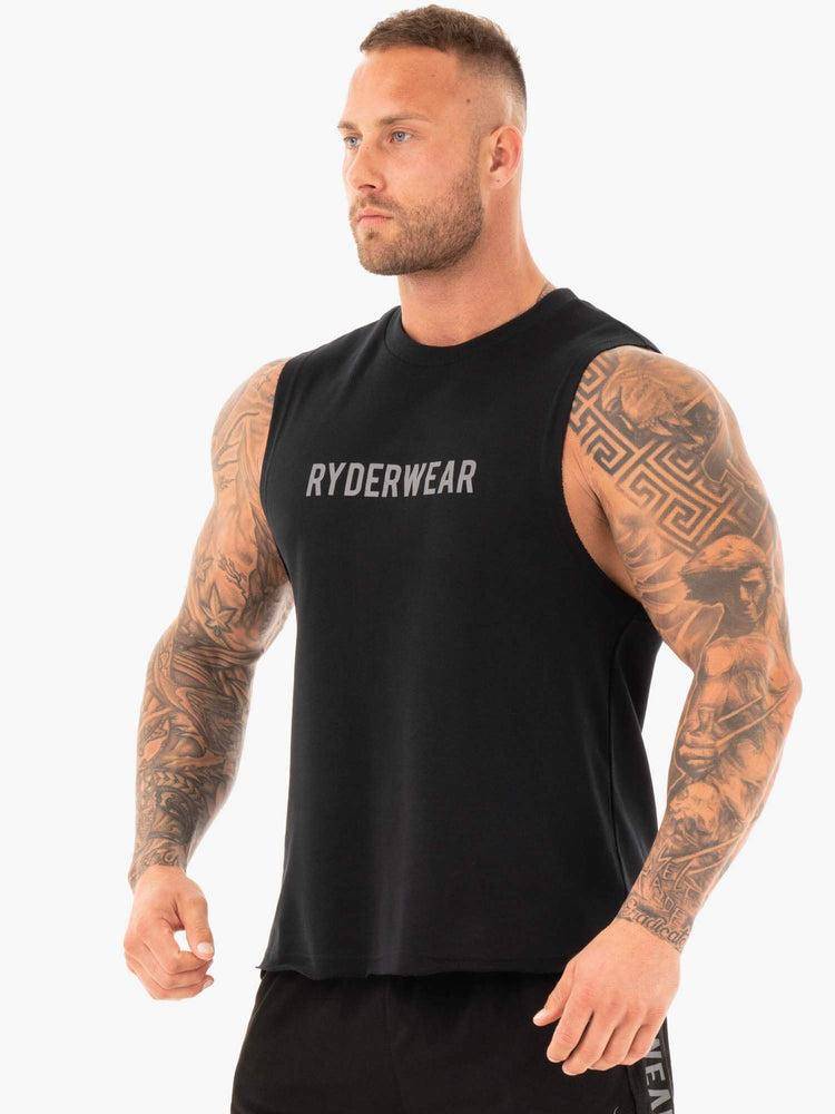 Men's Ryderwear Men Tanks Performance Baller Tank Tanks Black | NZ1162XF