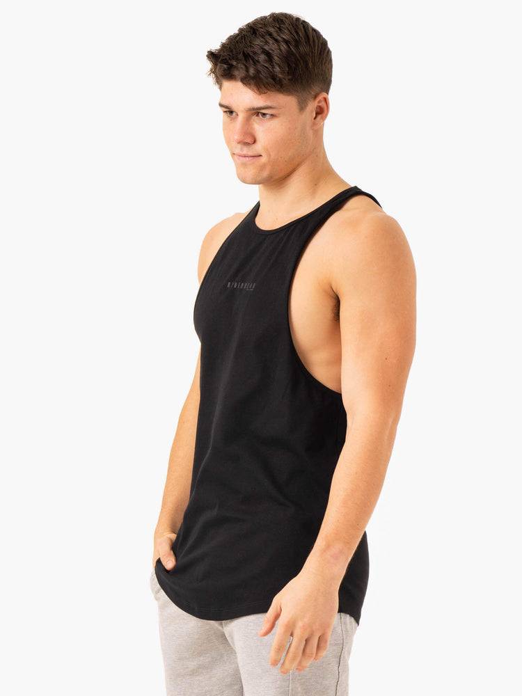 Men's Ryderwear Men Tanks Pursuit Baller Tank Tanks Black | NZ1163CE