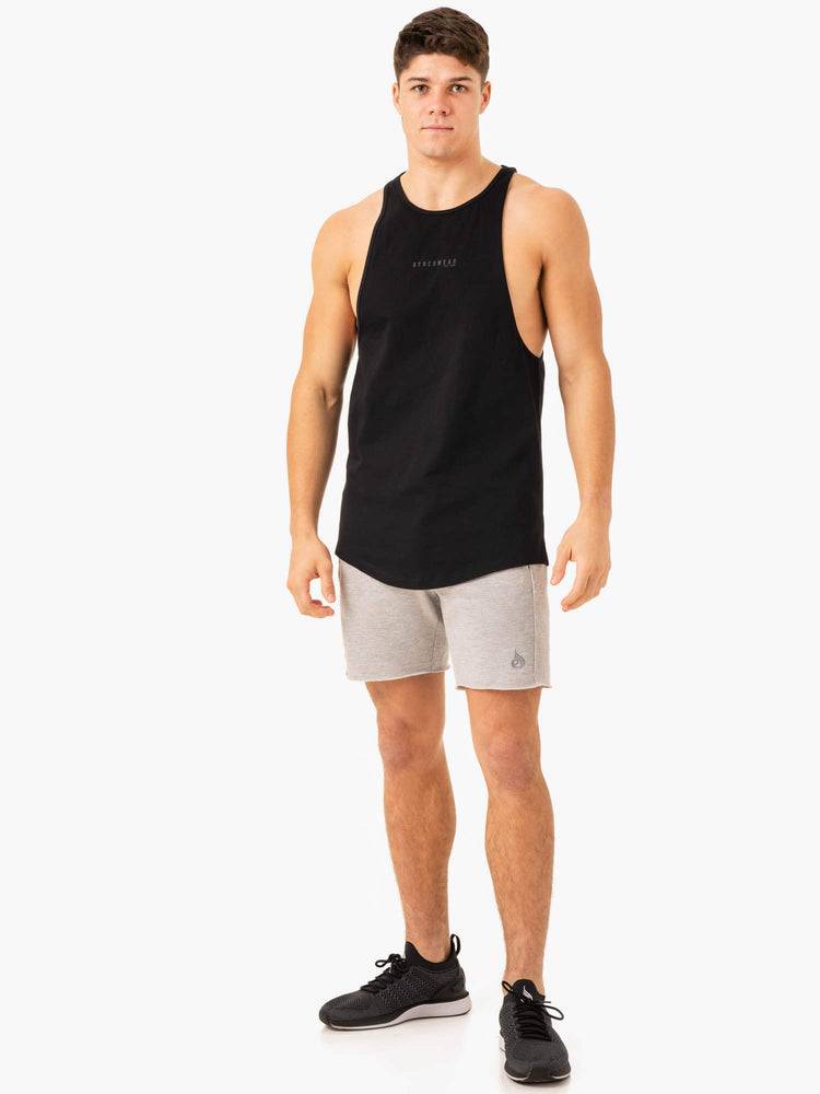 Men's Ryderwear Men Tanks Pursuit Baller Tank Tanks Black | NZ1163CE