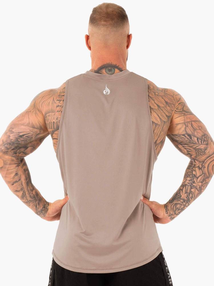 Men's Ryderwear Men Tanks Strength Baller Tank Tanks Tan | NZ1176OR