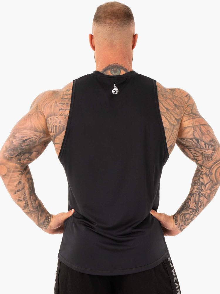 Men's Ryderwear Men Tanks Strength Baller Tank Tanks Black | NZ1179SO