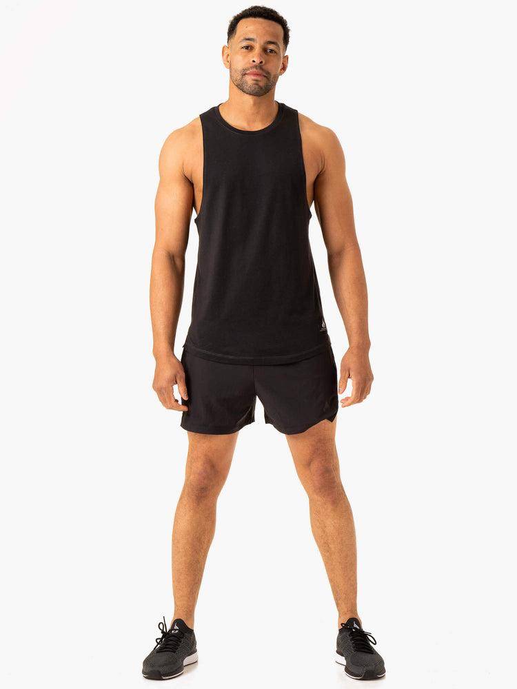 Men's Ryderwear Men Tanks Vital Baller Tank Tanks Faded Black | NZ1180DN