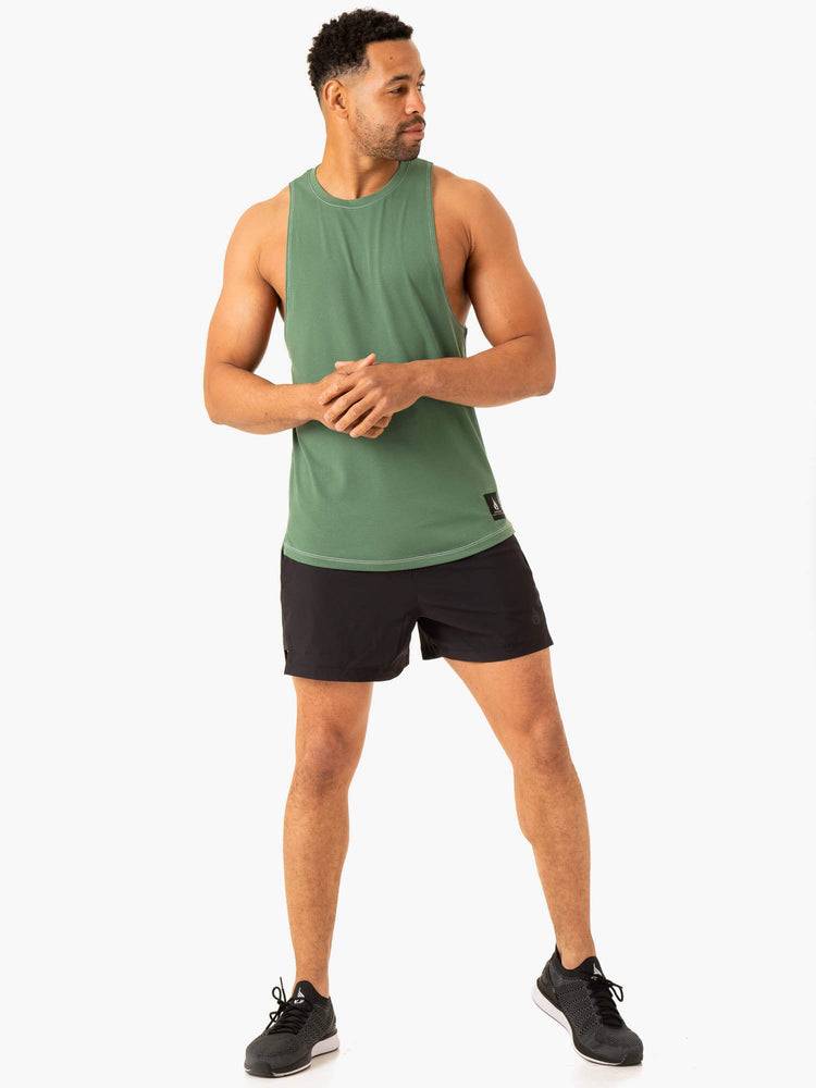 Men's Ryderwear Men Tanks Vital Baller Tank Tanks Green | NZ1183HK