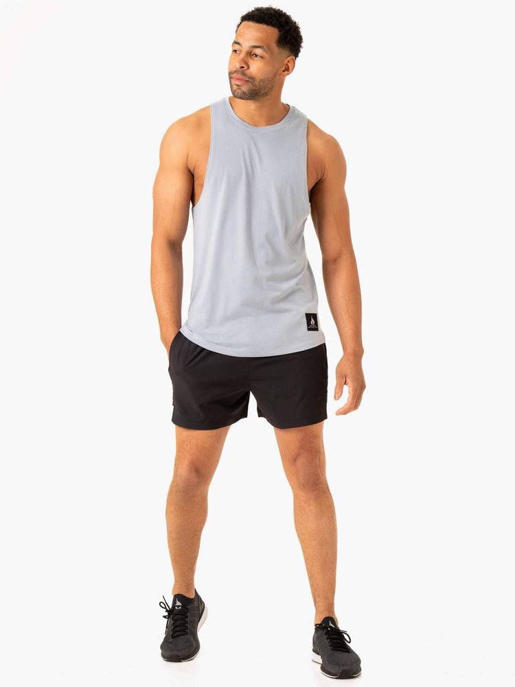 Men's Ryderwear Men Tanks Vital Baller Tank Tanks Ice Blue | NZ1184JJ