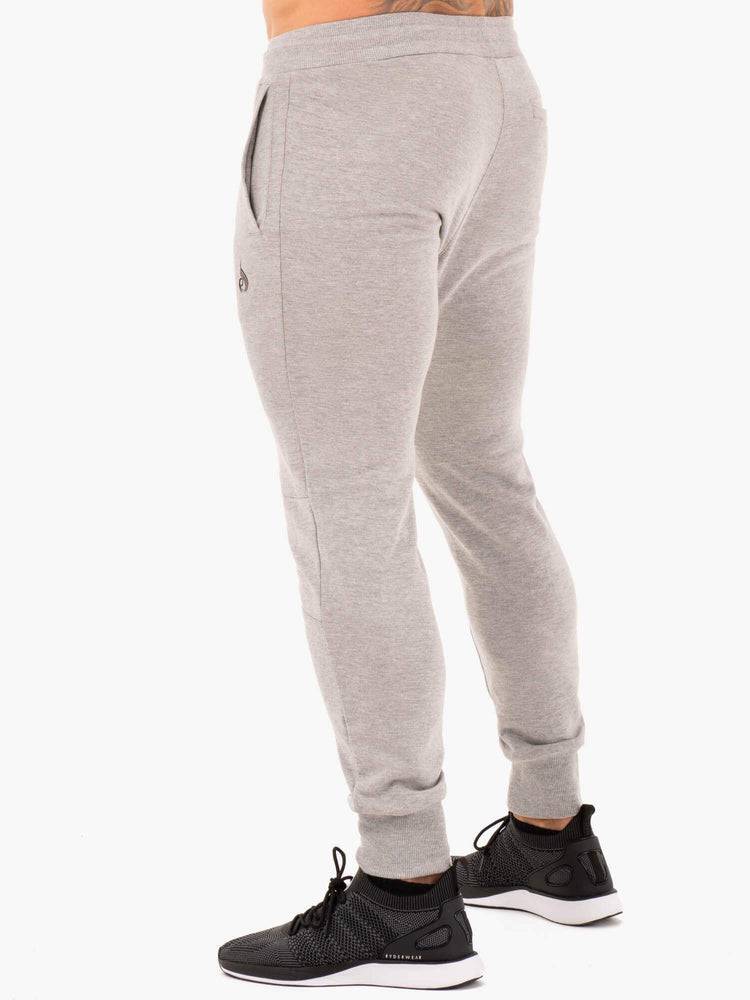 Men's Ryderwear Men Track Pants Athletic Fleeces Track Pants Grey Marl | NZ1000MA